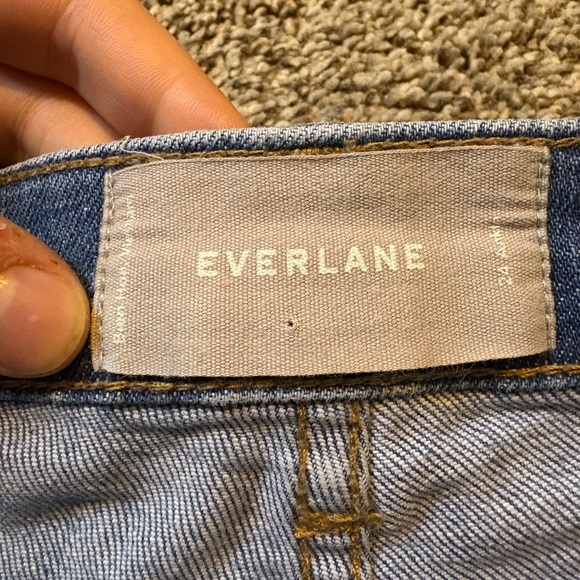 EVERLANE High-Rise Ankle Jeans in Medium Blue Wash High-Waisted Denim Size 24 - Picture 8 of 12